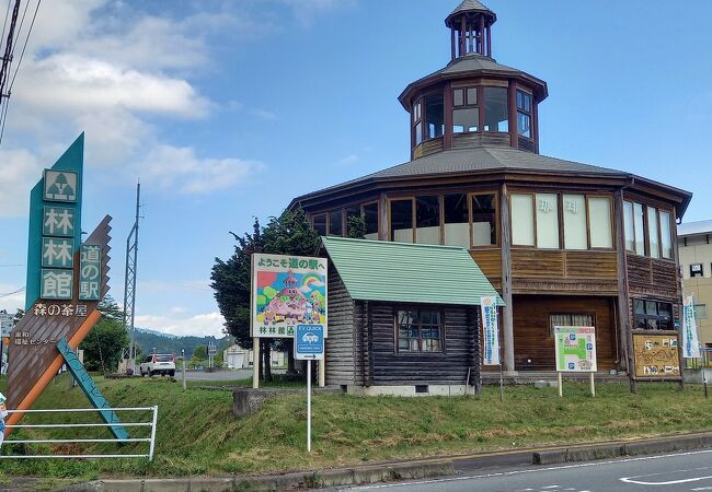 (道の駅林林館)隣接して登米市東和庁舎や「森の茶屋」もあります