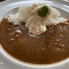 スパイシーな湯葉カレー