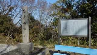 城跡はないが、空鉢護法堂が有名