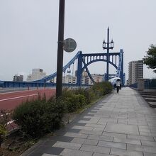 中央区側からの景観です。