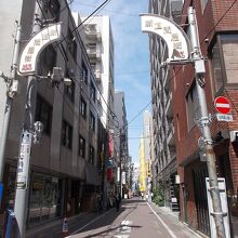 問屋街の様子です。