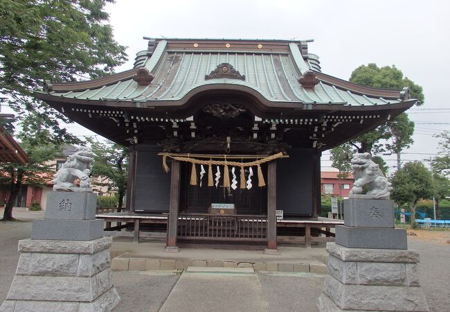 海老名文化財巡りで諏訪神社に寄りました
