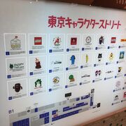 小さな店が集まる