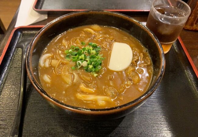 カレーうどんをいただきました。