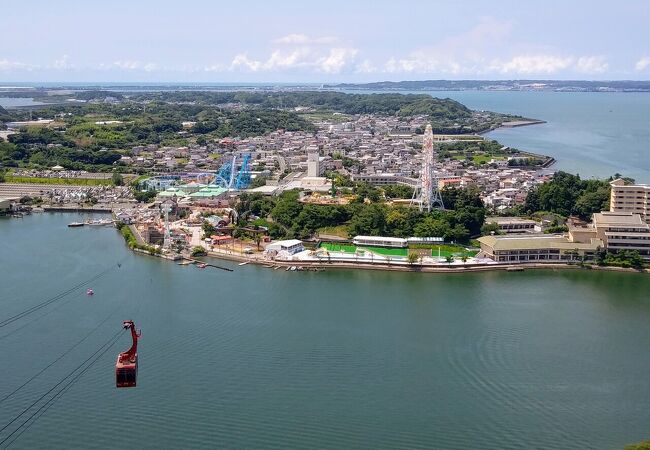 浜名湖の大きさが実感出来る。