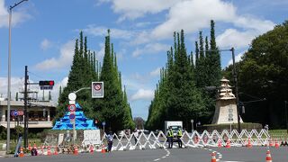 オリンピックで立ち入り禁止区域が多い