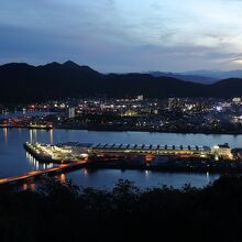 高知市街の夜景