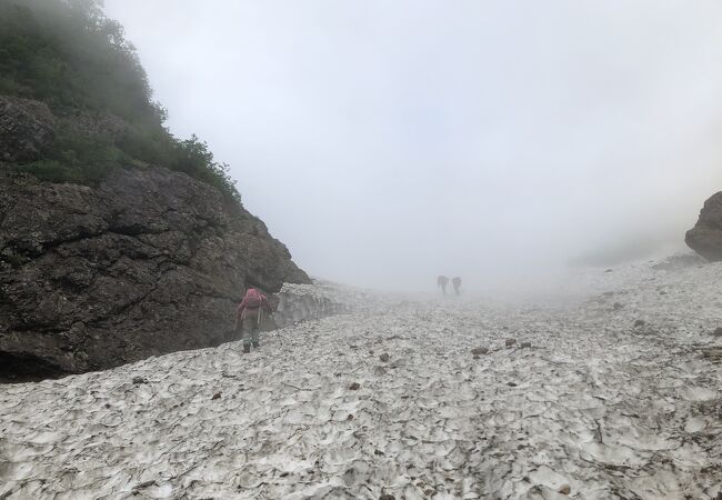 針ノ木大雪渓