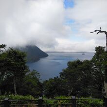 こんな風景でした、摩周湖の絶景では無いですね