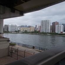 両国橋からの景観です。