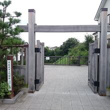 川越城中ノ門堀の跡