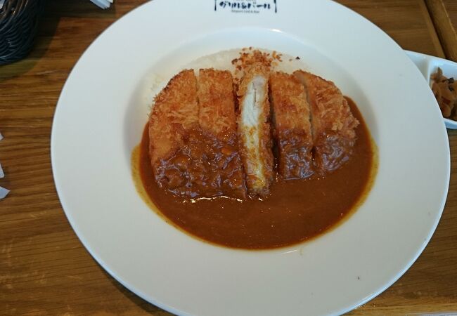 ポークカツカレーをいただきました