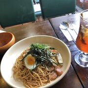 無難に美味しいパスタ。