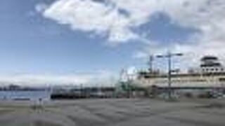 摩周丸の前にある広場