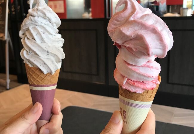 食感の良いアイスクリーム