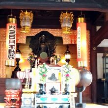 ”三日月不動像”と”新宿山ノ手七福神 布袋尊像”