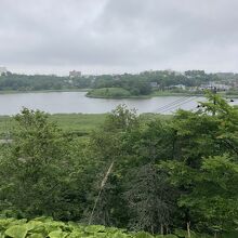 真ん中にポッコリとチャランケ砦跡