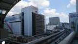 立川駅周辺は混雑していた。