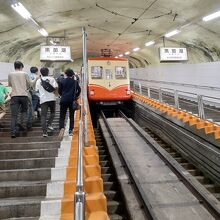 黒部平駅にて