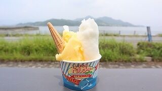 サイクリング途中に冷たくてサッパリ