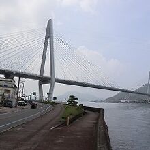 因島側から生口橋を臨む