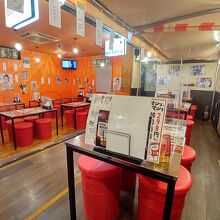 店内の風景です。