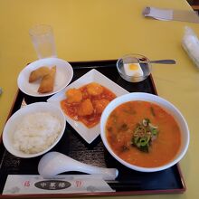 レディースセット。エビチリ、春雨坦々、春巻き他