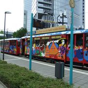 路面電車はフランクフルト市内を結ぶ便利な交通手段