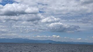 日本最大面積と貯水量を持つ湖