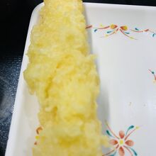 追加で、海老天