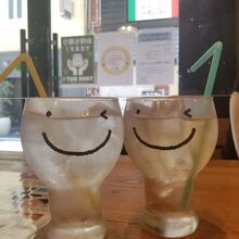 グラスもかわいかったです