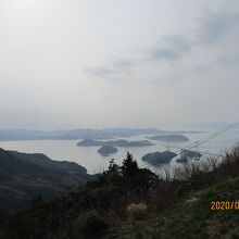 亀老山展望台からの風景