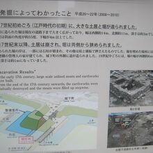 発掘によって色々なことが解明されました