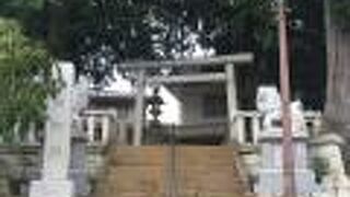 社殿の前は空間