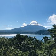 湖と富士山