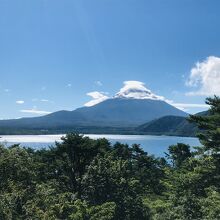 青空と富士山