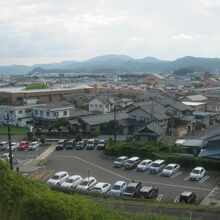 道の駅の方角を眺めるとこんな感じ（眼下が道の駅）。