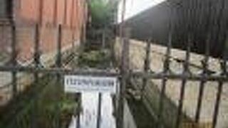 目立たない濠の遺構