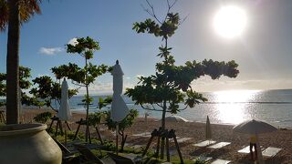 宿泊者以外も使えるフサキビーチリゾートホテル内のビーチ