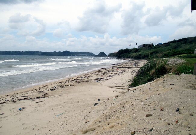 角島、角島大橋が間近に望めます。