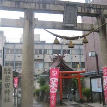 鳥居前までは確かに神社らしい風情です。