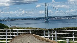 明石海峡大橋を見ながら…スターバックス・コーヒー 淡路サービスエリア(下り線)店