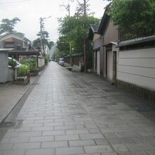通りの景観の一例