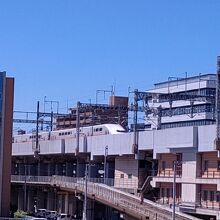 新潟駅を出発した上越新幹線