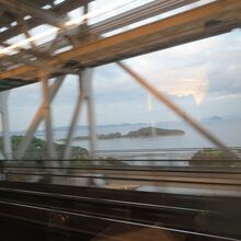 島がたくさん見えます