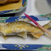 冬でも　茨城名物冷凍アユの塩焼き