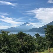 富士山が綺麗に見えます。