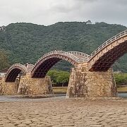 景観のとても素晴らしい錦帯橋