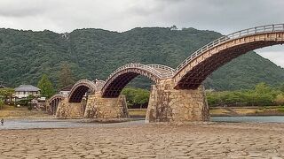 景観のとても素晴らしい錦帯橋