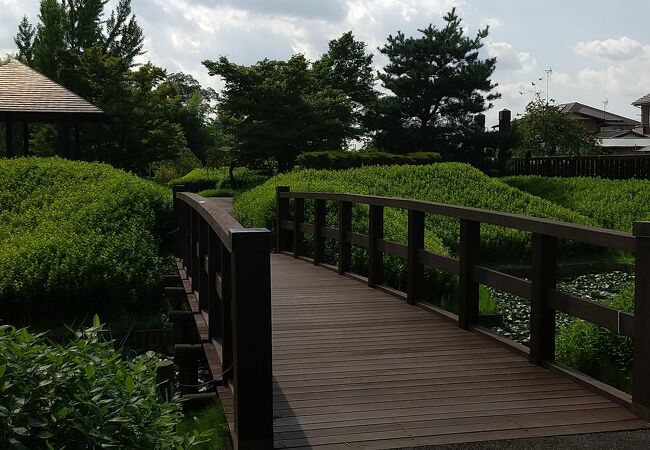 難波田氏の城館跡